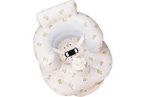 Upgraded AirSwim Inflatable Baby Seat for Babies 3 Months and Up, Inflatable Baby Chair with 3-Point Harness, Summer Toddler 