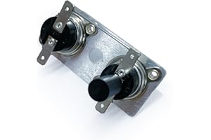 Lrichy 232306 Thermostat and E.C.O Switch Parts 120 V.A.C. T-STAT HI-LIMIT for Suburban RV Water Heater SW Models SW-4/6/10/12/16-DE/DEC/DEL/DELC/DEM/PE/PER DSI Models