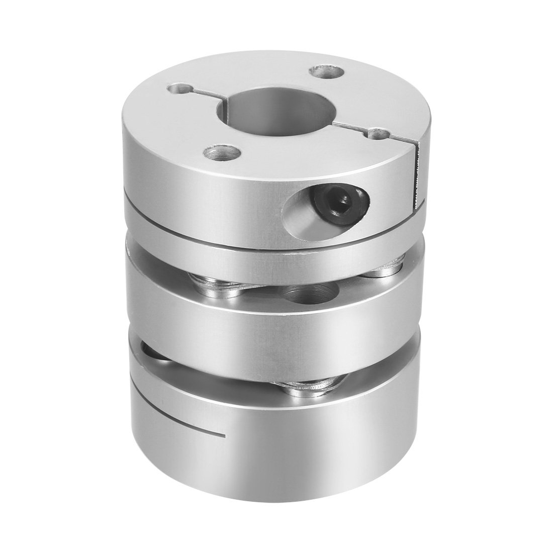 sourcingmap 14mmx15mm Clamp Tight Motor Shaft 2 Diaphragm Coupling Coupler