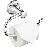 BESy Polished Chrome Toilet Tissue Paper Holder Polished Chrome Bathroom Accessories Toilet roll Paper Hanger, Wall Mounted, Rustproof