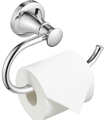 Moen Lounge Toilettenpapierhalter – Chrom, Schwebendes Kugel-Design, Verdeckte Montage, Modern
