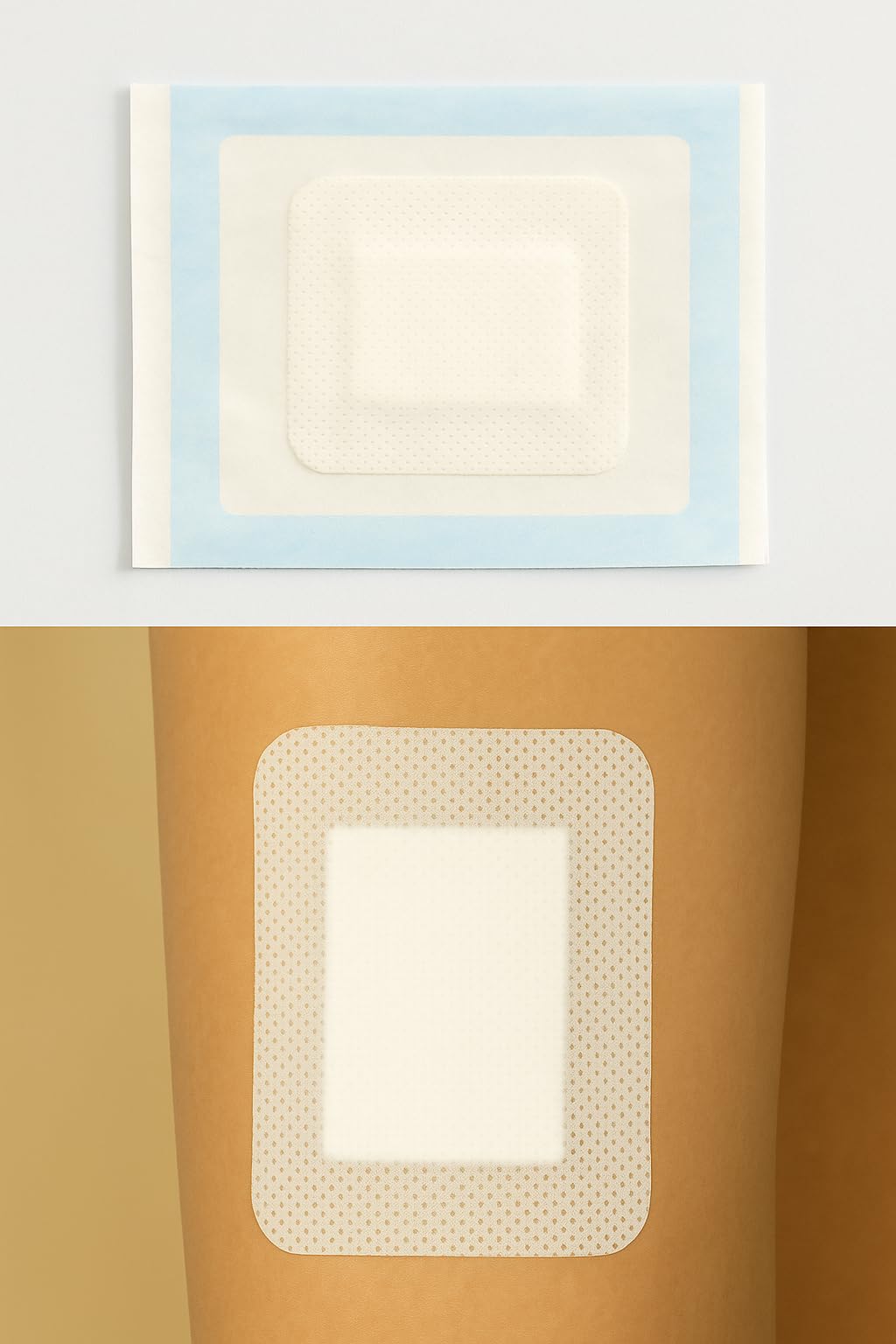 MediSale Ltd Adhesive Sterile Wound Dressings Pack of 10 - Suitable for cuts and grazes - 9cm x 20cm