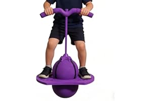 Balance Jumping Ball With Handle Ball Pump, Sports Toy For Training Bouncy Skill, Bounce Board Jumping Balls Toy, pogos Jumpe