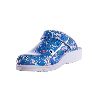 Sanita Footwear Gesundheits-Clog - Berufsschuh mit Fersenriemen und Tiefbett
