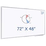 Large Whiteboard for Wall, maxtek 72 x 48 inches