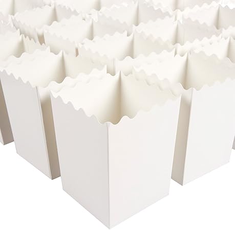 Cajas de regalo de palomitas de maíz (juego de 100) – 473 ml de contenedores de palomitas