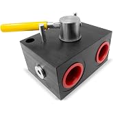 Hydraulic Rotary Selector Diverter Valve, 3 Way, 40 GPM, 5000 PSI, #12 SAE Ports