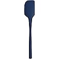 Tovolo Flex-Core All Silicone Spatula, Tapered Silicone Edge for Scraping, Ergonomic Handle, Heat-Resistant Rubber Spatula, BPA-Free & Dishwasher Safe Baking Tool & Kitchen Utensil, Deep Indigo
