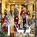 Wall Stickers,Homecube Removable Wall Art Decal Christmas Tree Elk Window Decoration Wall Decal Wallpaper Mural for Market Home Decor(White)