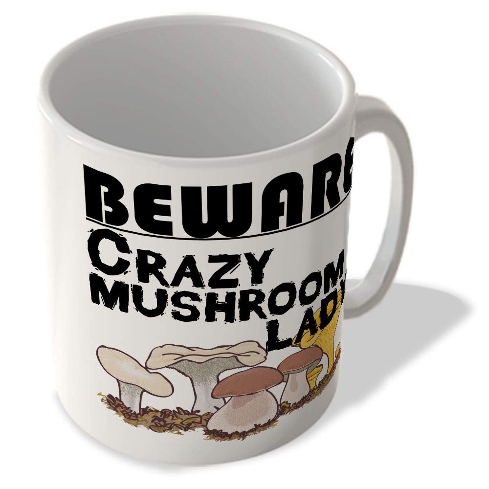 McMug - Crazy Mushroom Lady - Mug, Ceramic, 11fl.oz.