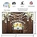 Funnytree Rustic Wood Flowers Baby Shower Backdrop Baby is Brewing Party Background for Photography Boy Girl Floral Photo Booth Cake Table Decorations Banner