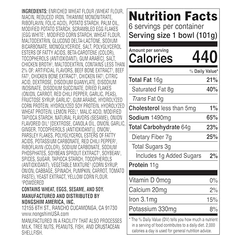 NONGSHIM GOURMET SHIN GOLD, 3.56 OUNCE (PACK OF 6), RICH SPICY CHICKEN BROTH, SAUCE PACKET, PREMIUM MICROWAVABLE INSTANT RAMYUN SOUP MIX, SAVORY & RICH