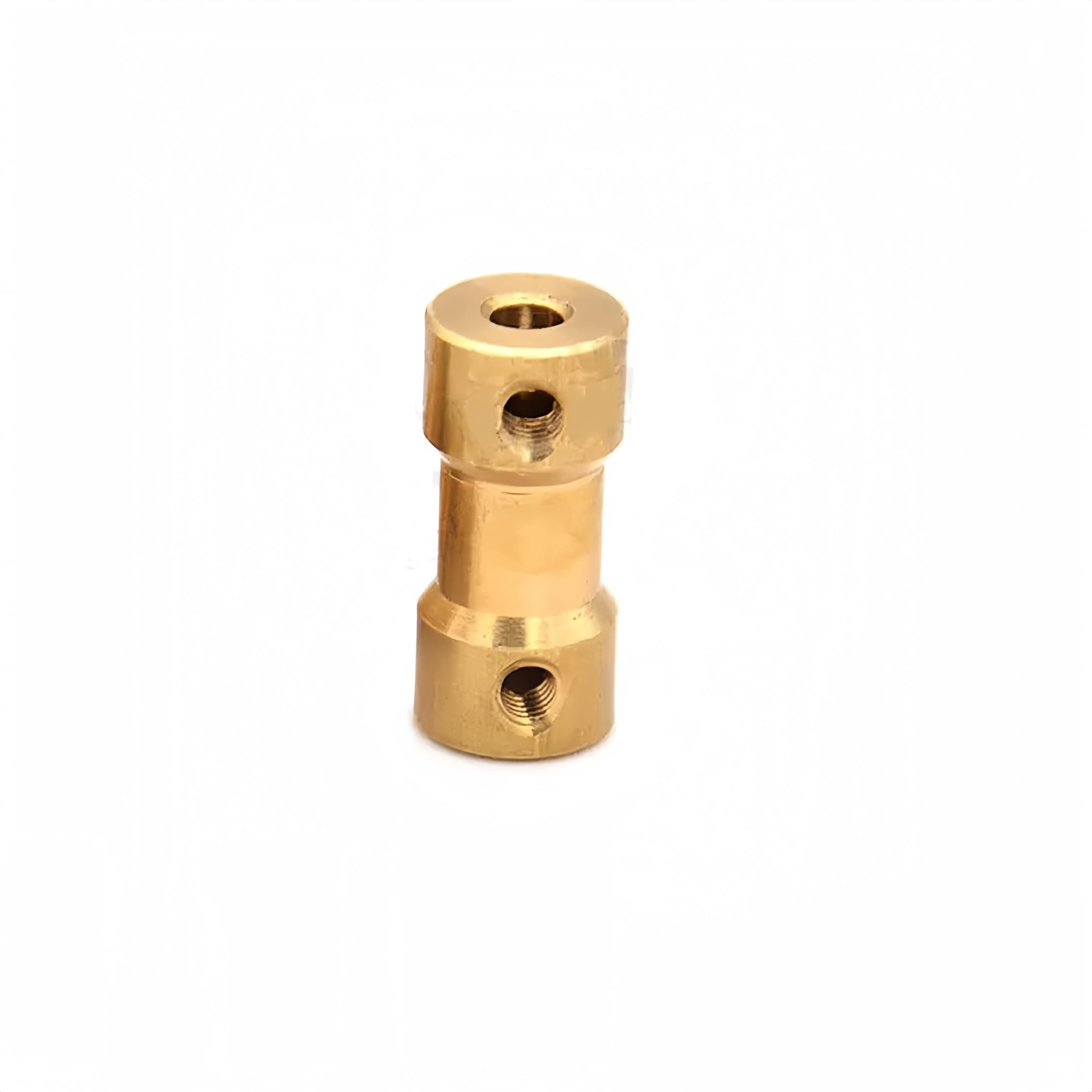 Rigid Coupling 2mm to 2.3mm Inner Dia Brass Shaft Rigid Coupler Connector Motor Adapter Couplers D9mm x L20mm