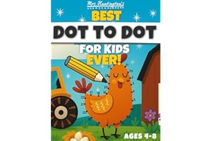 Dot to Dot For Kids Ages 4-8: Best Connect the Dots Number Puzzle Book Ever! | Count & Color from 10 to 100 (Kids Activity Books)