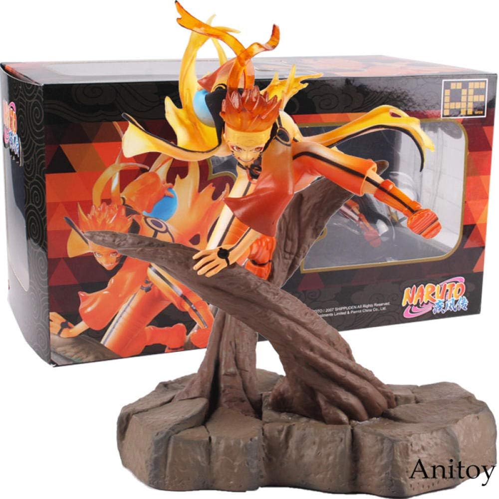 Naruto Shippuden Uzumaki Naruto Figurine Ootutuki Hagoromo Ver PVC Anime Action Figures Collectible Model Toy with Light