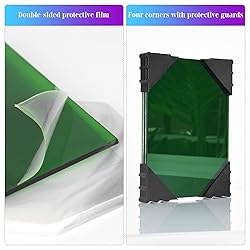 5 Pack Acrylic Sheet Green Transparent Colored