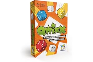 Gamewright Qwixx - A Fast Family Dice Game Multi-Colored, 5"