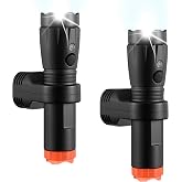 2 Pack 4-in-1 Plug in Emergency Flashlight with Motion Sensor | Auto on power outage, Motion night light, Detachable rechargeable torch, Home emergency use
