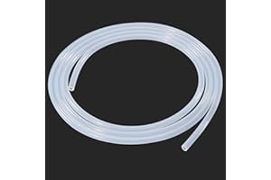 BEHAUNTY 3/16"ID x 5/16"OD Silicone Tubing, 6 Feet - Flexible Food Grade Clear Silicone Tube for Home Brewing, Aquariums, and Medical Applications