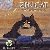 Zen Cat 2018 Mini Wall Calendar: Paintings and Poetry by Nicholas Kirsten-Honshin