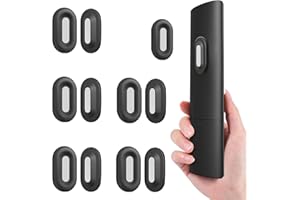 Freewindo Magnetic Remote Control Holder Wall Mount, 5 Pack TV Remote Holder Wall Mount, Silicone Remote Organizer Magnetic Remote Holder for Bed, TV, Ceiling Fan and Air Conditioner (Black)