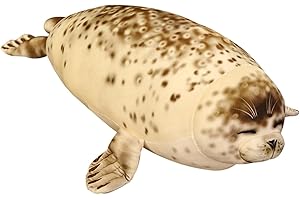 Chubby Blob Seal Pillow, Soft Fat Pillow Stuffed Cotton Doll, Cute Stuffed Animals Seal Plush Animal Toy, Throw Pillows Cuddl