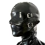 AiCc stylists Latex Mask Rubber Hood with Removable