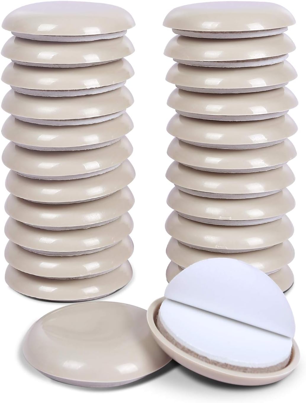 Ezprotekt 35 mm Self-Stick Furniture Sliders 24 Pack
