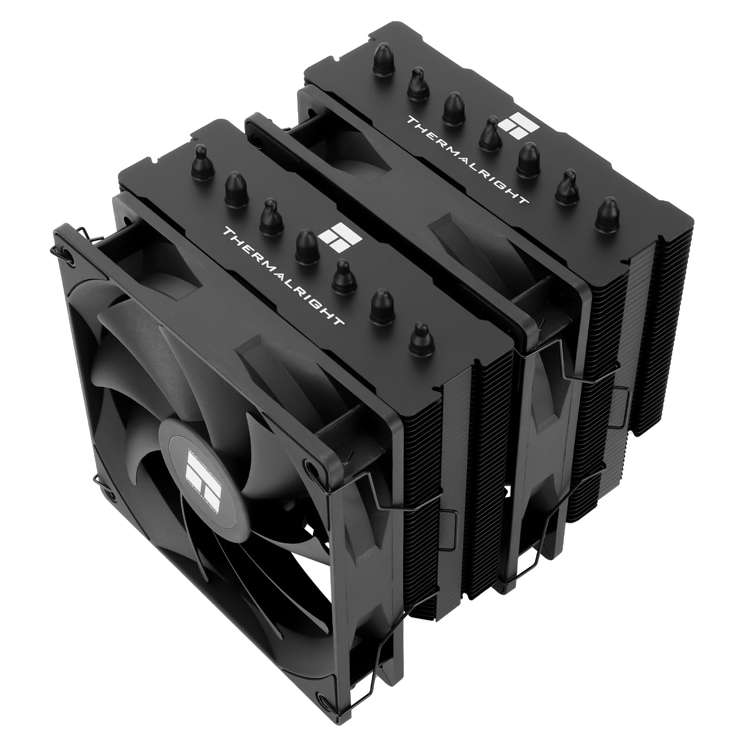 Photo 1 of Thermalright Phantom Spirit 120 SE Black CPU Cooler,Dual TL-C12B V2 PWM Fans and Double Towers, 7 Heat Pipes Heatsink Cooler,for AM4/AM5&Intel LGA1851/1700/115X/1200, Computer CPU Cooling,Black