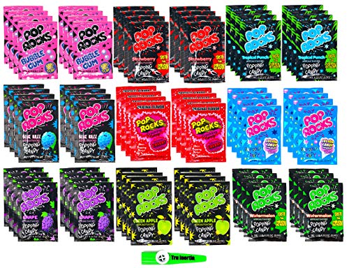 Pop Rocks Crackling Candy Variety Pack of 72 - Classic Popping Candy - Nine Different Flavors Bulk P - //medicalbooks.filipinodoctors.org