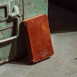 Double Oak Essentials SLIM Leather Pop-up Wallet