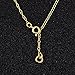 Mudder 5 Pieces Necklace Extenders Bracelet Extender Chain Set for Necklace Bracelet DIY Jewelry Making (Gold)