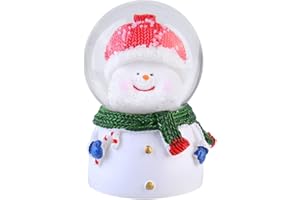 VALICLUD Christmas Snow Globes for Kids Christmas Snowman Snow Globe Water Ball Decoration