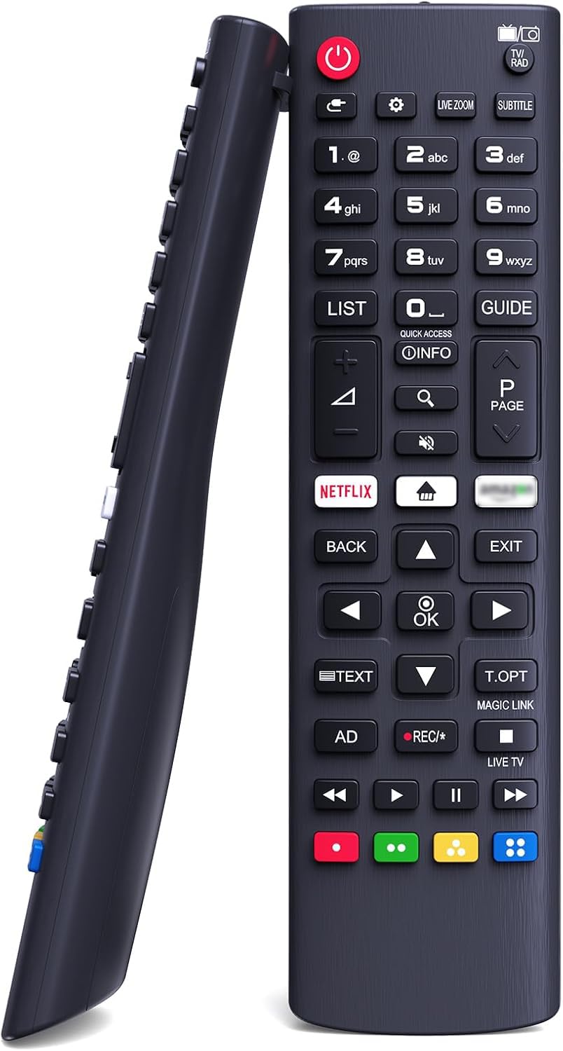 Universal Remote Control for LG TV Remote, GOUYESHO Remote Control for All LG Smart TV OLED LCD LED HDTV 3D 4K AKB75095308 AKB75095307 AKB7415324 Lg Remote Control For TV with Shortcut Buttons