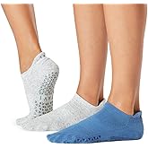 TAVI Women’s Savvy Grip Socks, Multi-Pack - Non Skid, Barre Grips, Slipper Socks for Pilates, Yoga, and Ballet for Women