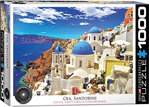EuroGraphics Oia Santorini Greece Puzzle (1000 Piece)