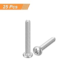 uxcell #6-32x1 Pan Head Machine Screws, 304