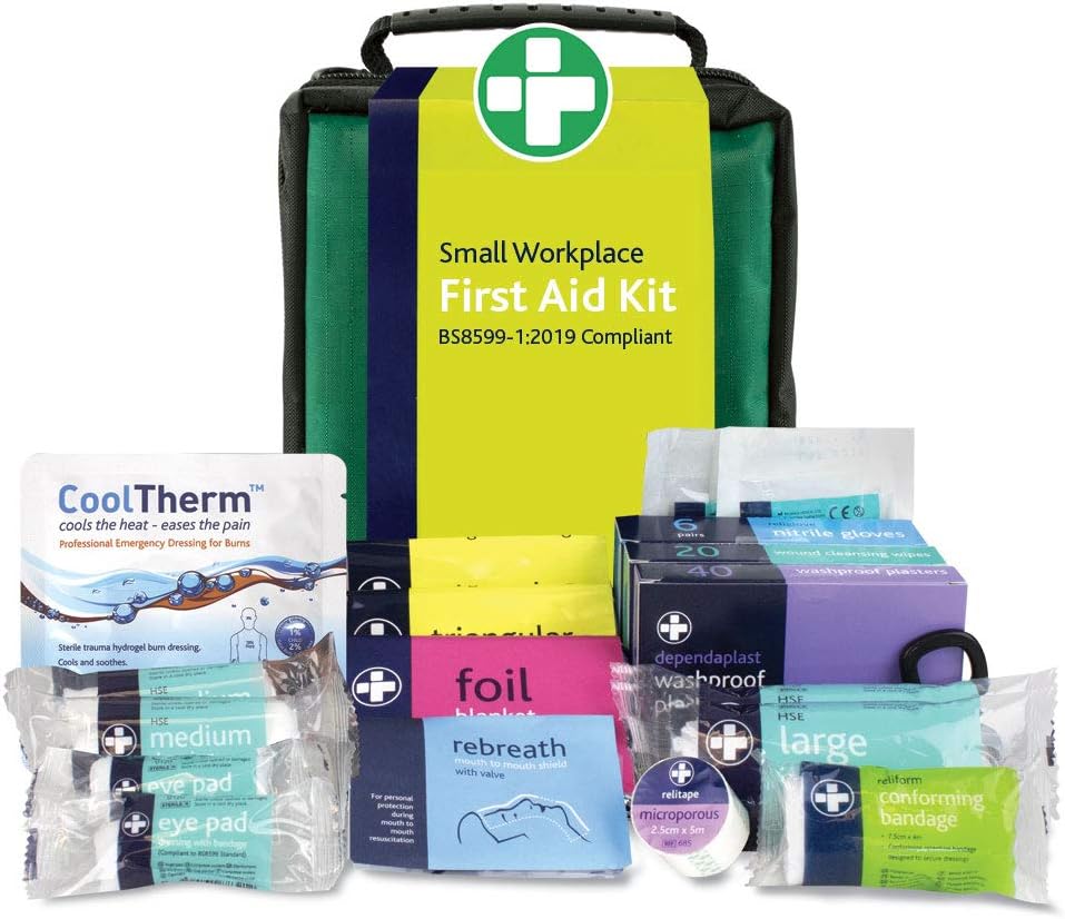 Reliance REL688 BS8599-1 Workplace Kit, Stockholm Bag, 19 cm H x 12 cm W x 8 cm D, Small: Health & Personal Care