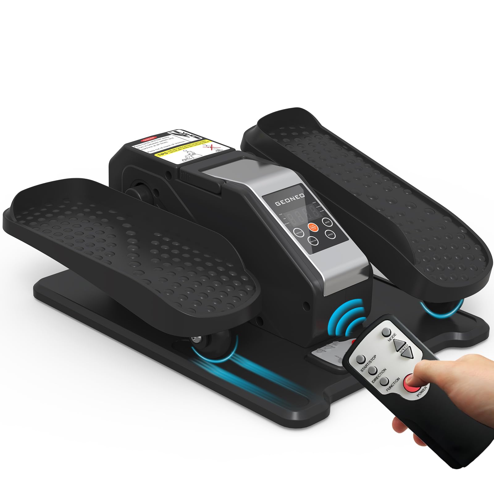 Photo 1 of *** NO REMOTE CONTROL *** Under Desk Elliptical Machine, Electric Elliptical Exerciser for Senior, Quiet & Portable Seated Pedal Exerciser with Remote Control, Manual & Auto Mode, 12 Adjustable Speeds