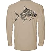 Denali Men's Teaser UPF 50+ Long Sleeve T-Shirt, UV Protection Shirt, Trophy Bones Collection by Marcos Augusto: Permit