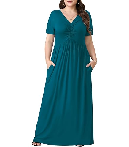 1x maxi dresses Tencede Women Summer Plus Size with Pockets Begonia Flower XL a high slit 1,000+ Greek Dress Illustrations fourth Lace:Alencon lace