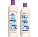 Aussie Miracle Moist XL Shampoo & Conditioner Set 750ml 500ml Dry Hair view 1