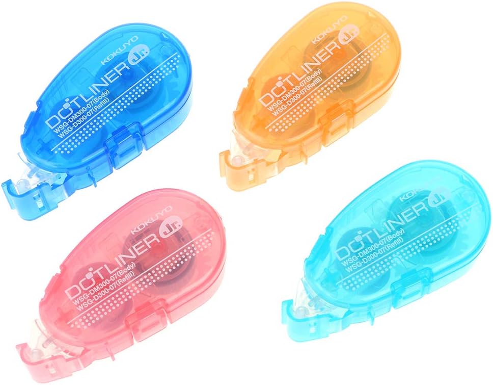 Diveimai Mini Double Sided Adhesive Roller Tape Glue Dot Liner Petit Disposable for DIY