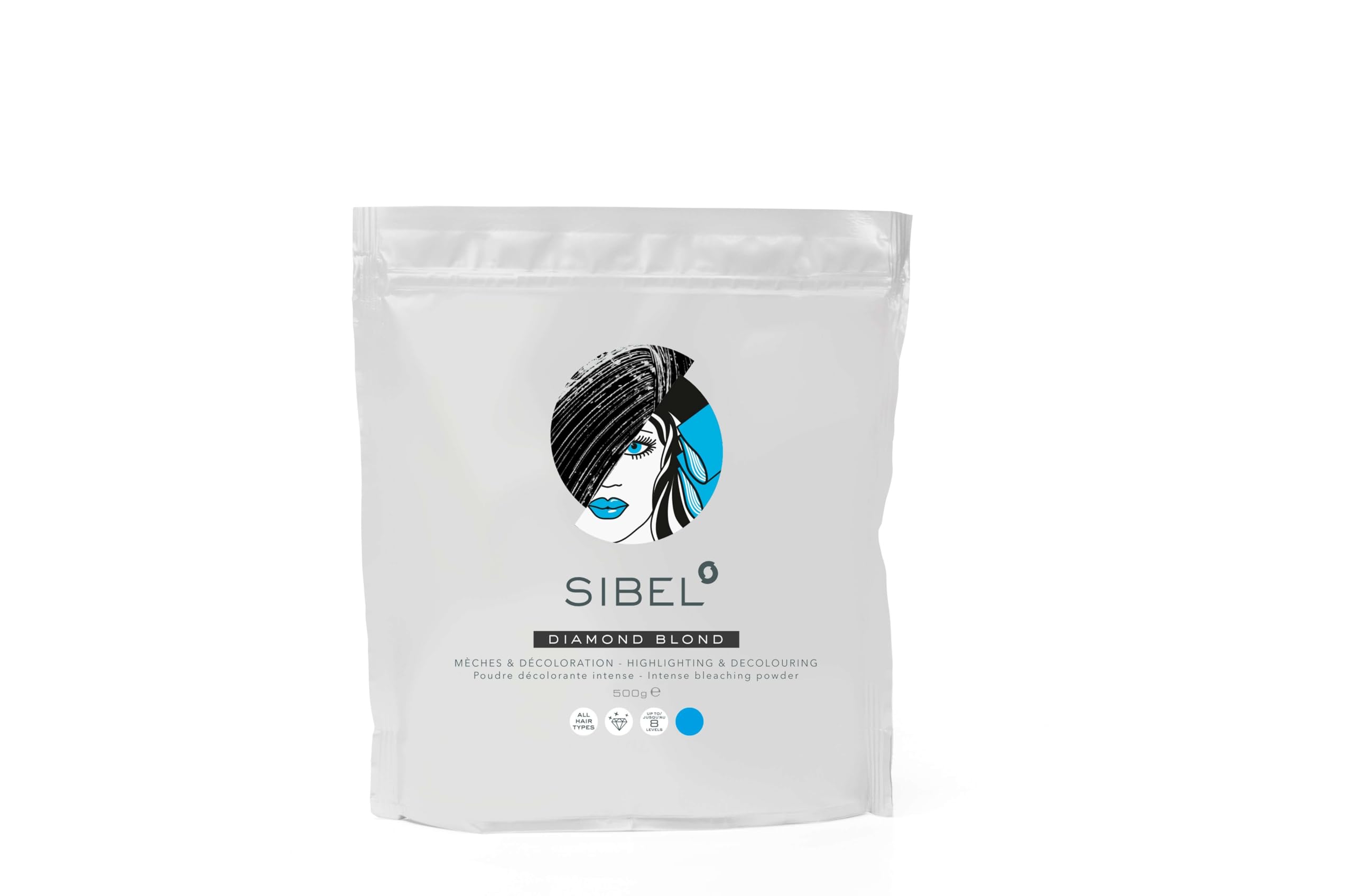 SIBEL Blue High Light Bleaching Powder Bleach 500g