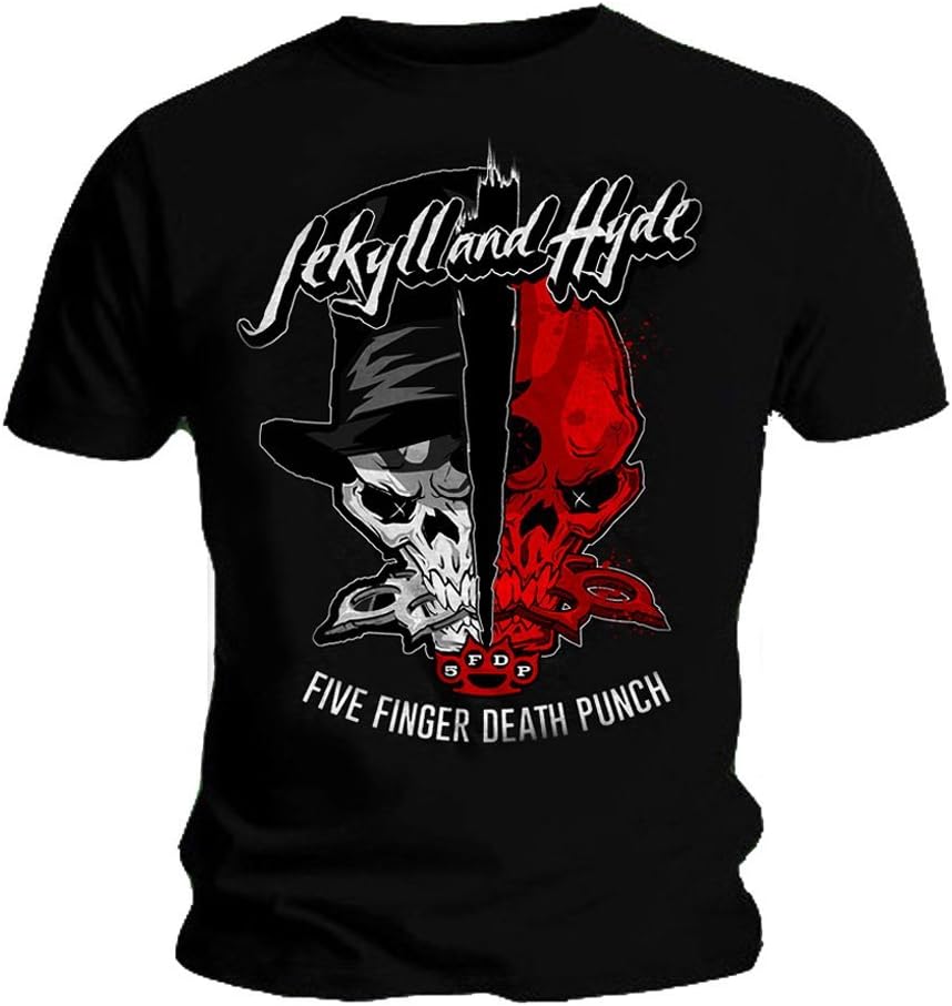 Ripleys Clothing Men's Official T-Shirt Five Finger Death Punch Jekyll and Hyde