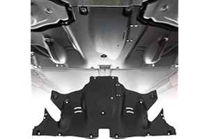 EZREXPM Aluminum Rear Skid Plate Fits for Tesla Model 3 2017-2025 & Tesla Model Y 2020-2024 Guard Plate Under Engine Guard Cover Chassis