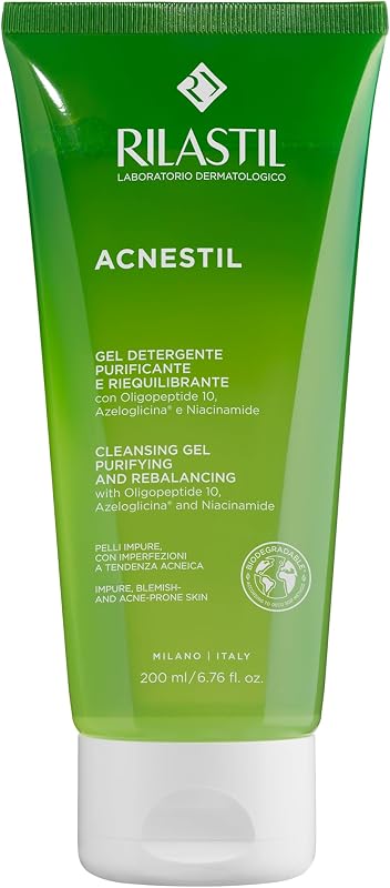 Acnestil Gel Detergente, Purificante e Riequilibrante per Pelli Miste, Grasse e con Tendenza Acneica, Confezione 200ml