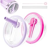 AnsFind Tumbler Flip Straw Lid Compatible with Stanley Cup, 40 oz, Reusable, BPA-Free, Spill-Proof, Wide-Mouthed, General Use Cup