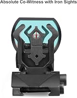 Feyachi RS-30 Reflex Sight 4 Reticles 20mm Picatinny Mount Red Dot view 5