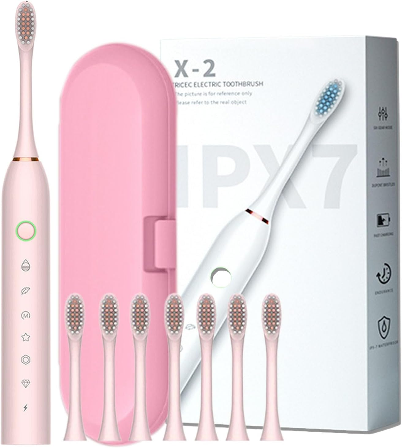 Ornament Hooks - 𝖨𝖯𝖷𝟩 𝖤𝗅𝖾𝖼𝗍𝗋𝗂𝖼 𝖳𝗈𝗈𝗍𝗁𝖻𝗋𝗎𝗌𝗁 𝖶𝗂𝗍𝗁 𝟪/𝟨 𝖡𝗋𝗎𝗌𝗁 𝖧𝖾𝖺𝖽𝗌, 𝖶𝗂𝗍𝗁 𝖳𝗈𝗈𝗍𝗁𝖻𝗋𝗎𝗌𝗁 𝖡𝗈𝗑, 𝟨 𝖢𝗅𝖾𝖺𝗇𝗂𝗇𝗀 𝖬𝗈𝖽𝖾𝗌, Home Need